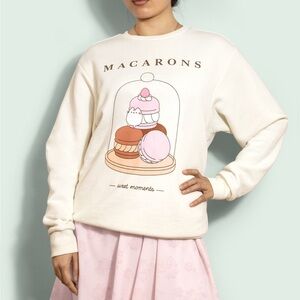 Pusheen Box Summer 2025 Sweet Treats macarons sweatshirt unisex xs